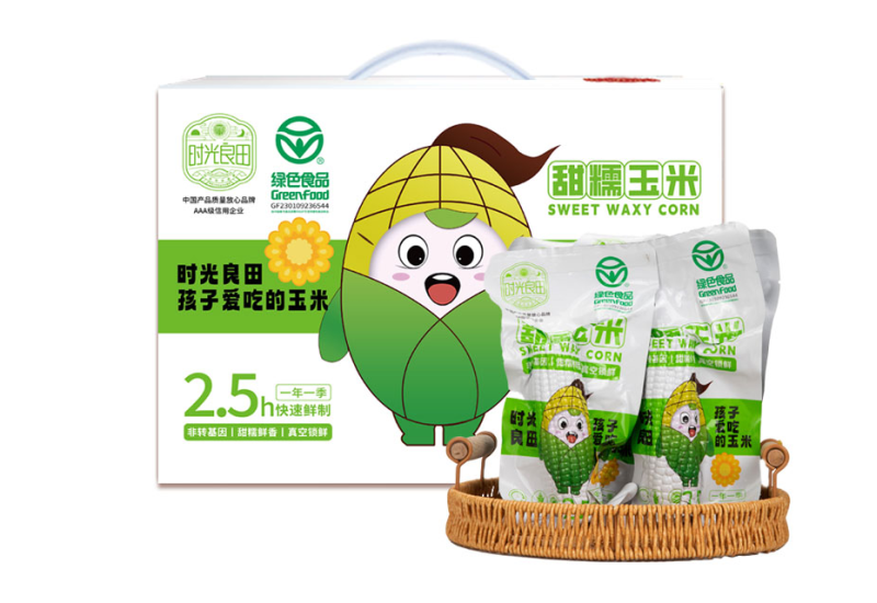 有機(jī)甜糯玉米1.5kg